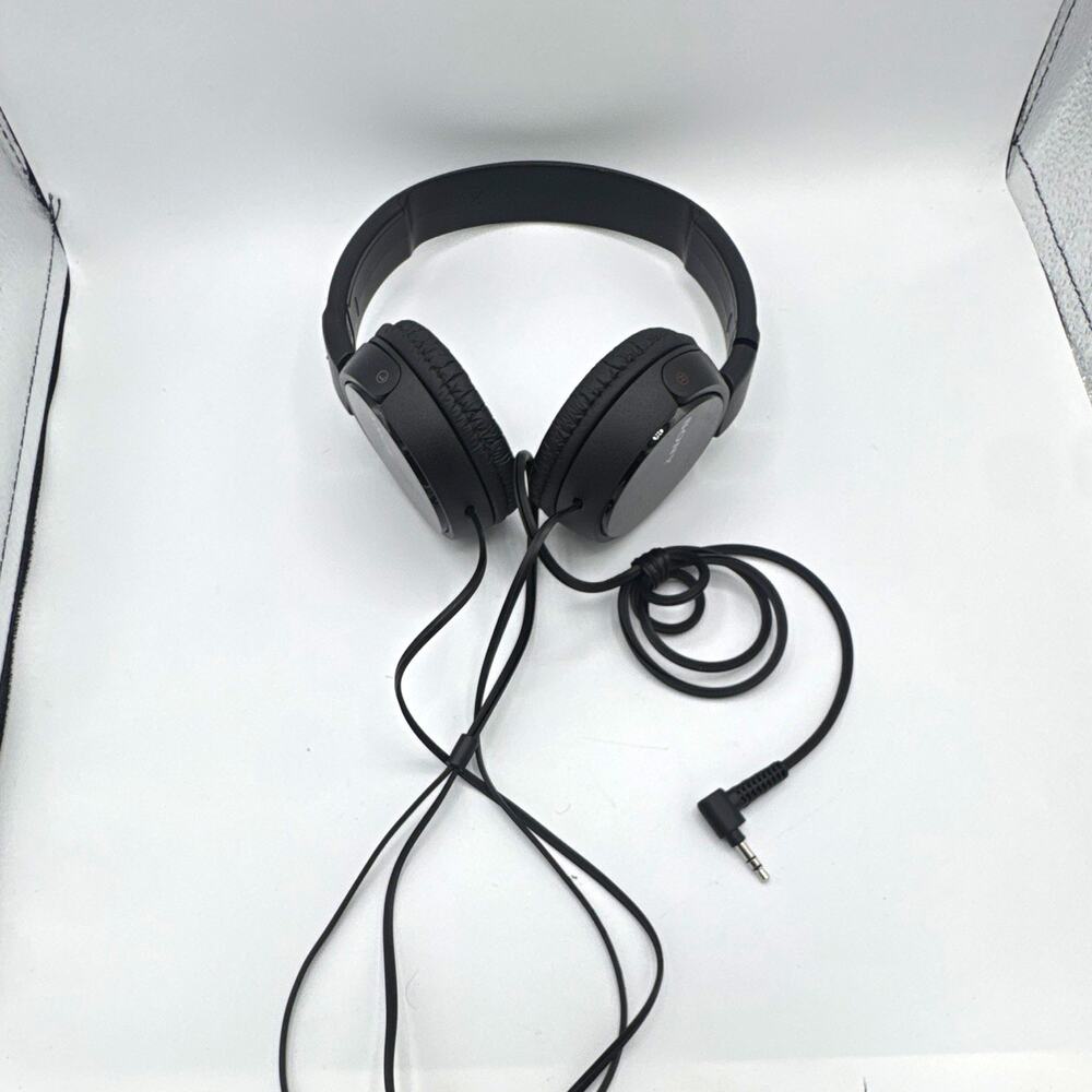 Sony MDR-ZX110 Wired On-Ear Headphones 3.5mm Black Foldable 30mm 1.2m